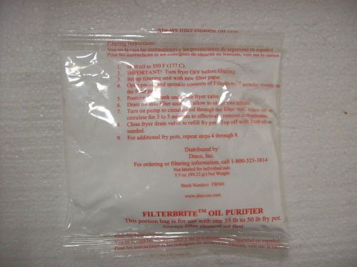 FilterBrite Oil Purifier, 5 Ounce Portion Pack 60 per case