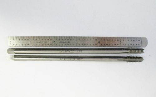 New pair of 1/16&#034;x27 npt extension taps 6&#034; long for sale