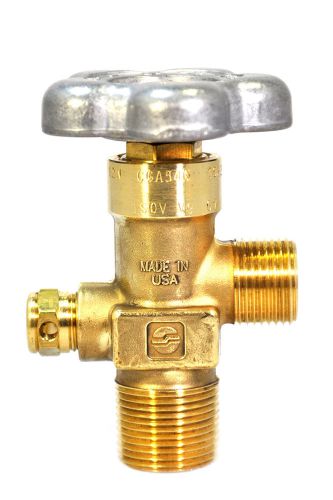 Sherwood global oxygen tank valve cga540 3/4&#034;-14ngt tapered, cga54061-35 for sale