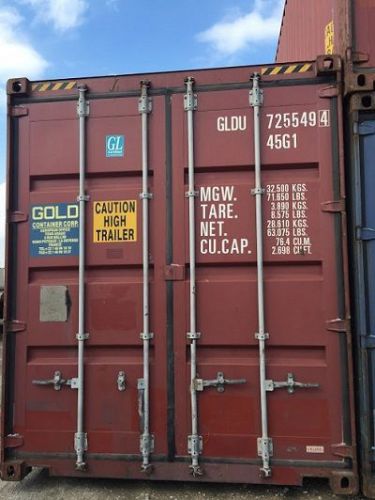 40&#039; high cube shipping/storage containers - steel- weatherproof - nashville,tn for sale