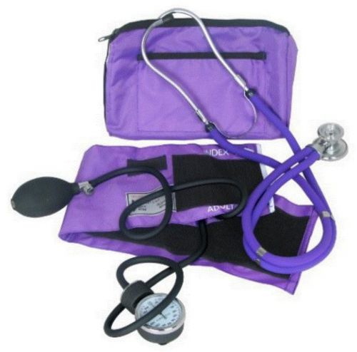 Blood Pressure and Sprague Stethoscope Kit PURPLE