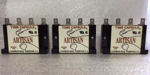 3 Artisan Time Capsule Model 438 A-115 Delay On Make Timers