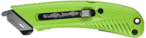 Quality Park Right Handed 3 in 1 Safety Cutter, Green, Cutter, Tape Splitter,