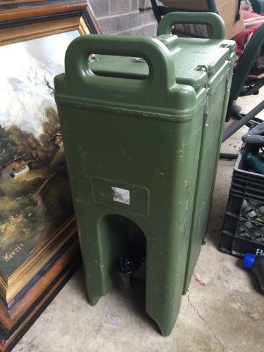 Cambro Military 4.75 gal Hot Cold Drink Beverage Cooler Dispenser 500CLD Warmer