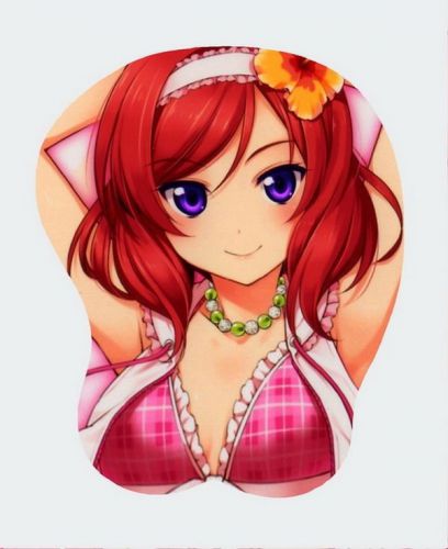 Love Live! Anime Nishikino Maki Bust Stereoscopic Mouse Pad