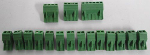 Lot of 17 Phoenix Contact SMSTB2.5  2, 4, And 6 Pole Terminal Block Connectors