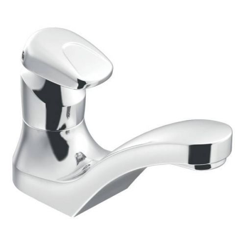 Moen 8884 M–PRESS chrome one-handle metering lavatory faucet
