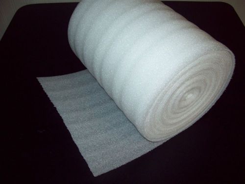 100 Foot Foam Roll! 1/16&#034; Thick/12&#034; Wide! Perforated Every 12&#034; Foam Wrap