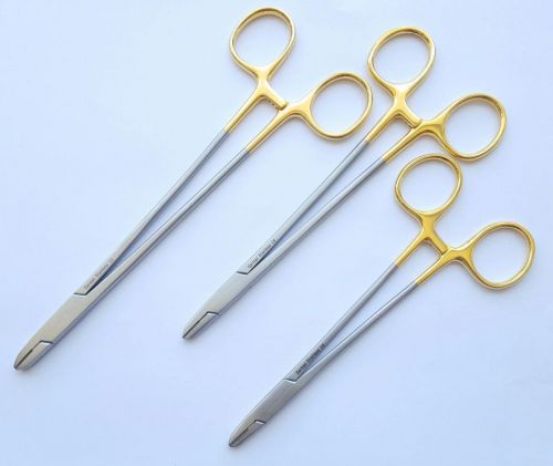 3 TC Sternal Wire Twister Needle Holders 6&#034; 7&#034; 8&#034; Dental Orthodontic German
