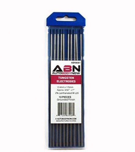 ABN TIG Tungsten Electrodes 2% Lanthanated Blue 10 Pack 3/32 x7 (2.4mm X 175mm)