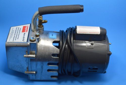 DAYTON 4Z577A REFRIGERATION VACUUM PUMP, USED EXCELLENT CONDITION