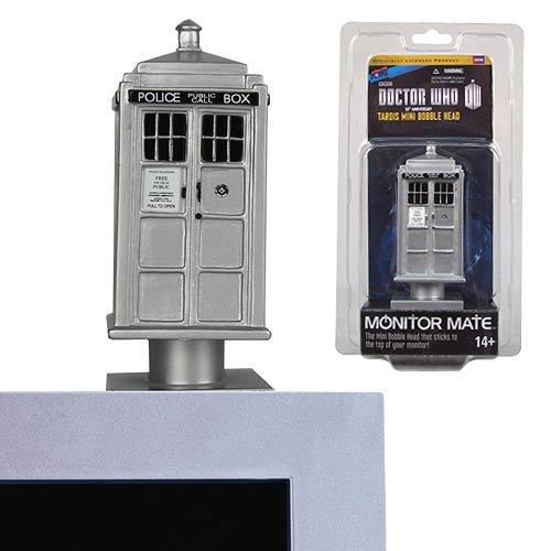 Bif Bang Pow! Doctor Who 50th Anniversary TARDIS Monitor Mate Bobble Head
