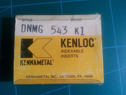 Kennametal DNMG 543 K1 - Kenloc Indexible Inserts