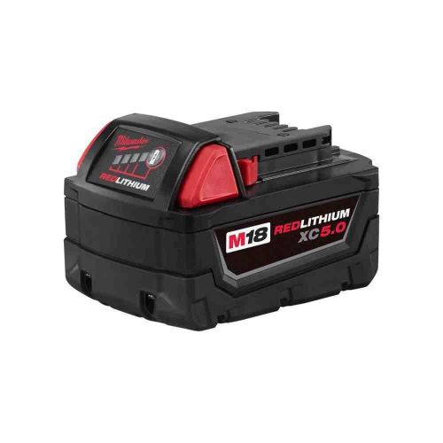 Milwaukee m18 red lithium xc.5.0 extended capacity battery pack free priority sh for sale