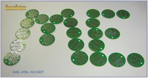 101RT 24 1&#034; circular proto prototype circuit development PCB board kit