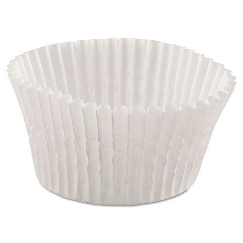 Hoffmaster fluted bake cups, 4 1/2 dia x 1 1/4h, white, 500/pack, 20 pack/carton for sale