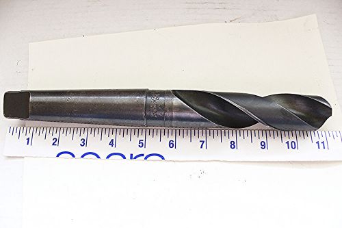 1-7/32&#034; STANDARD CO. HSS #4MT Shank Drill, National USA...NOT CHINA MILLING TOOL
