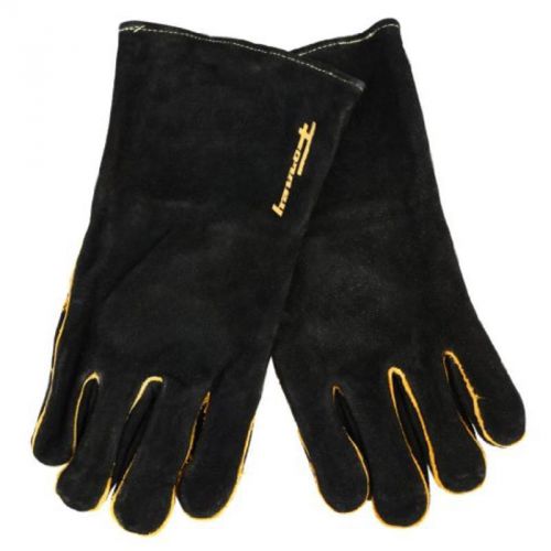 Large Black Leather Men&#039;s Welding Gloves Forney Welding Accessories 53425