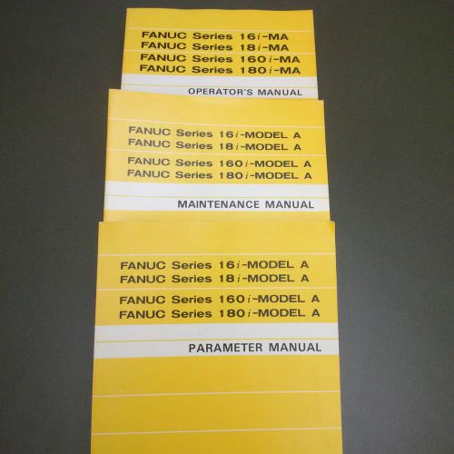 Fanuc 16i/18i Set of Manuals Operator Maintenance Parameter