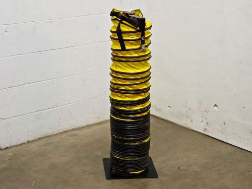 Exhaust duct flexible 15&#039; length with 9&#034; diameter with storage stand for sale
