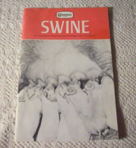 1976 carnation albers swine a complete feeding and management program for sale