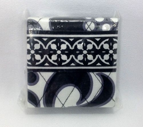 Vera Bradley Night &amp; Day Mini Notepad New Black White Box NIP