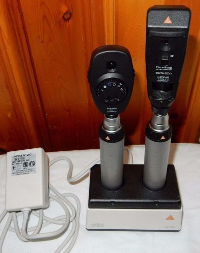 Heine Beta 200 Retinoscope and ophthalmoscope with NT 200 charger base