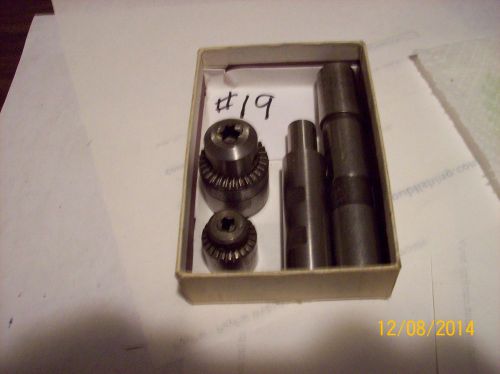 Drill chucks and arbors # 19 for sale