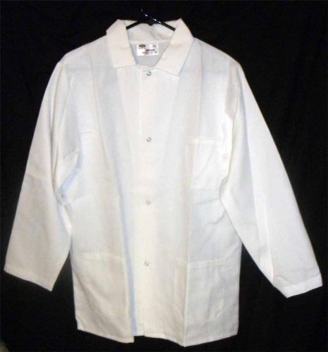 Best Mfg. White Medium Chef Coat Jacket Uniform Snap Front