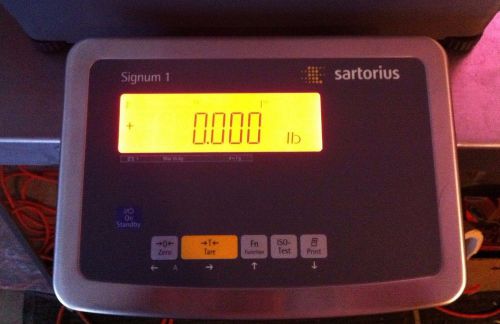 Sartorius Signum 1 Laboratory Digital Scale 35kg x 1g Washdown NTEP SIWRDCP-V9