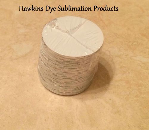 50ea dye sublimation aluminum 1&#034; disk for sale