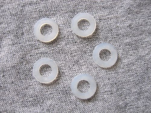 U.s. seller m5 nylon flat washer, for m5 screw/bolt - free shipping for sale