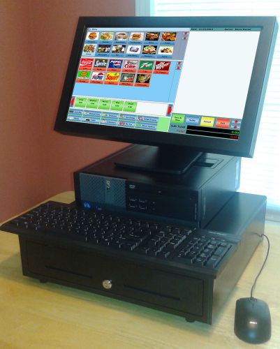 Zeus POS system Restaurant Retail Fast Food - 19&#034; Touch Screen Point of sale