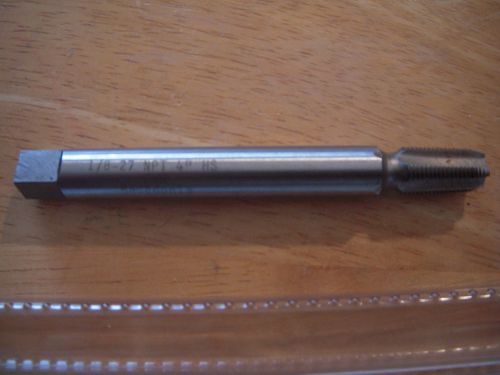 New fyr macedonia 1/8&#034; - 27npt , 4&#034; inch long, 4 flute pipe tap !!! for sale