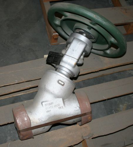3” edwards class 4500 butt weld univalve stop-check valve   fig 96168(f22) for sale
