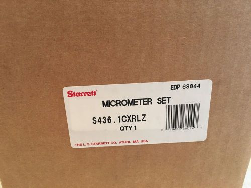Startett 68044 0-6&#034; outside micrometer set for sale