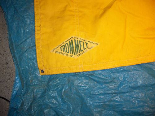 Welding Curtain Yellow Screen Tarp Sheild Weld From Melt Industries Protective