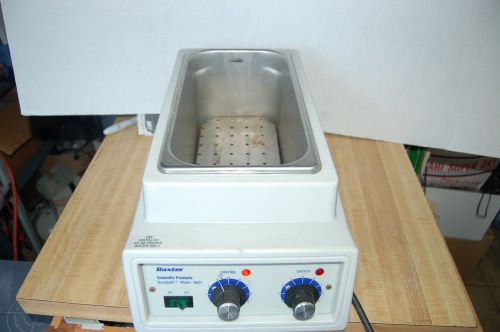 Baxter W2975-5  water bath waterbath variable laboratory lab  scientific