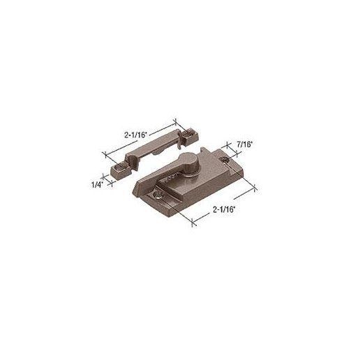 Bronze sash lock with lugs - 7/16&#034; backset 2-1/16&#034; mounting holes th23084 for sale