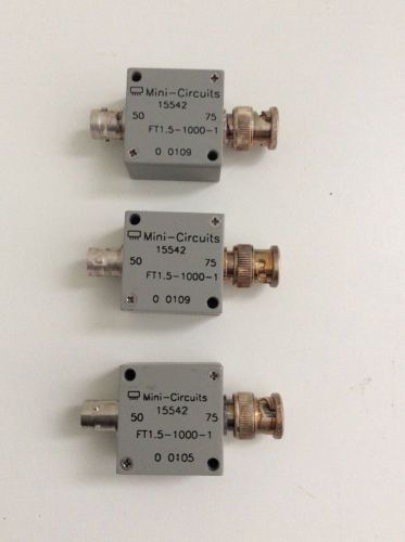 Mini-Circuits FT1.5-1000-1, Directional Coupler, Lot of 3