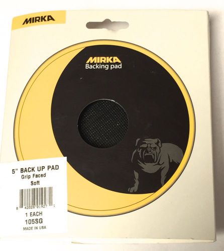 MIRKA 5 INCH DA SANDER VELCRO BACKUP PAD, # 105SG