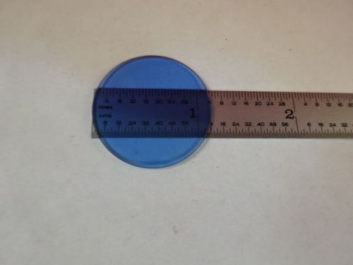 MICROSCOPE PART LEITZ GERMANY BLUE GLASS FILTER ILLUMINATOR OPTICS AS IS G9-C-07