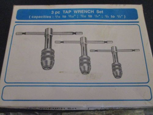 3 Piece Tap Wrench Set (1/16-5/32, 5/32-1/4, 1/4-1/2) SKU # P 38560~