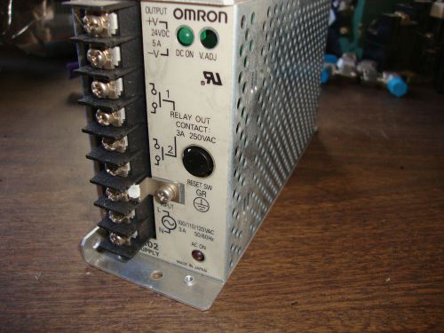 OMRON S82W-102 POWER SUPPLY 24V 5A