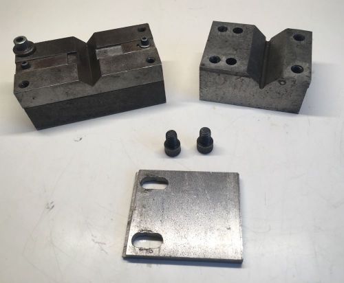 Machinist Precision V-Block Sine Blocks - Qty. 2 - Hardened w/ Components