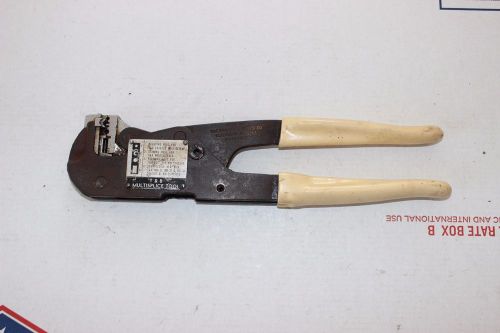 Thomas &amp; Betts T&amp;B WT-157 Multisplice Tool Sta-Kon Crimping Tool - USED