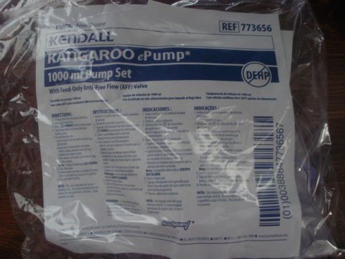 45 New Covidien 500ml Kangaroo Joey Pump Set Feeding Bags - 1.5 Month Supply NEW