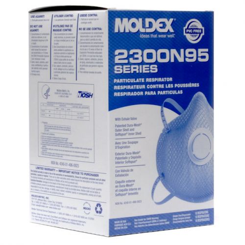 2300 - brand new n95 particulate respirators [set of 10] size med/lg for sale