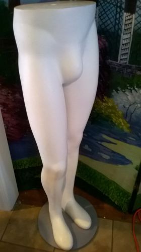 Fusion MALE Half Leg Pants Form Mannequin Clothes Store Display w/ Stand 44&#034;