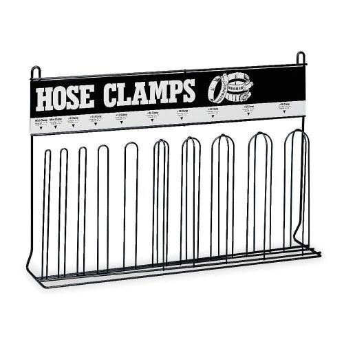 Specialty Storage Rack, Loop Hose Clamp Rack(10), Black, Durham, 907-08-S129,@PA